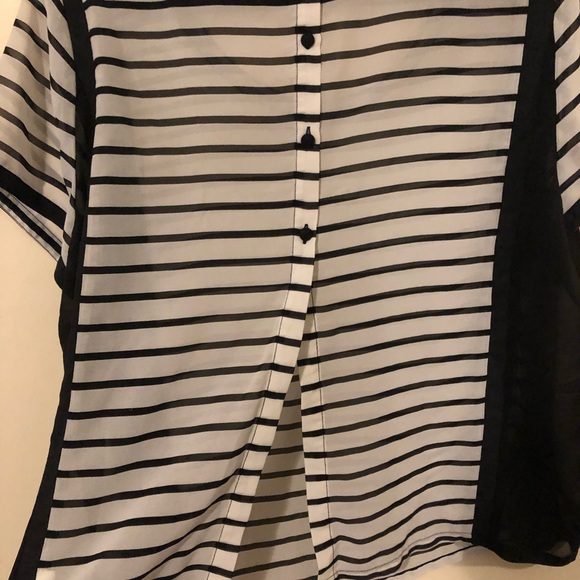 American Eagle Outfitters Dressy Striped Tee - Picture 5 of 7
